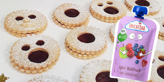 Spitzbuben mit Apfel-Waldfrucht