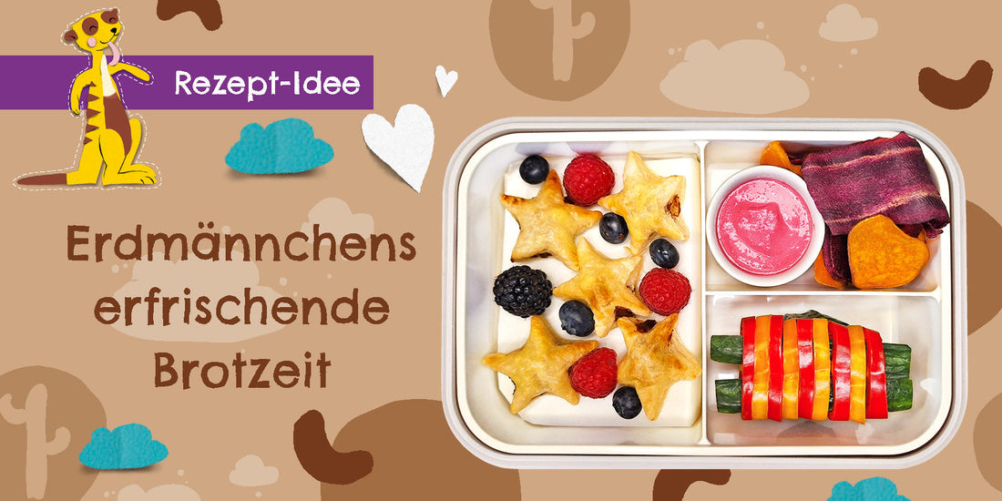 Pausenbox: Erdmännchens erfrischende Brotzeit