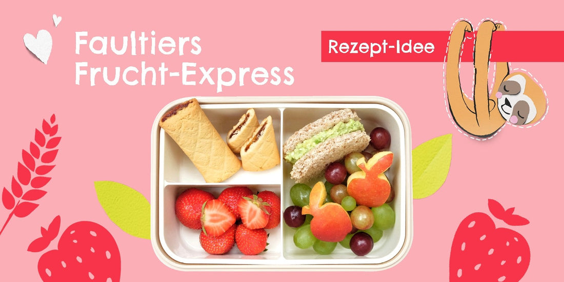 Pausenbox: Faultiers Frucht-Express