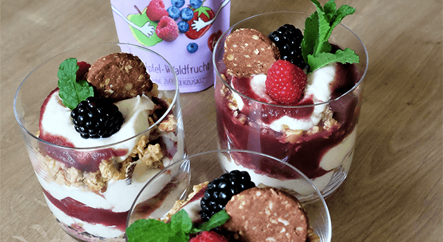 Waldfrucht Dessert