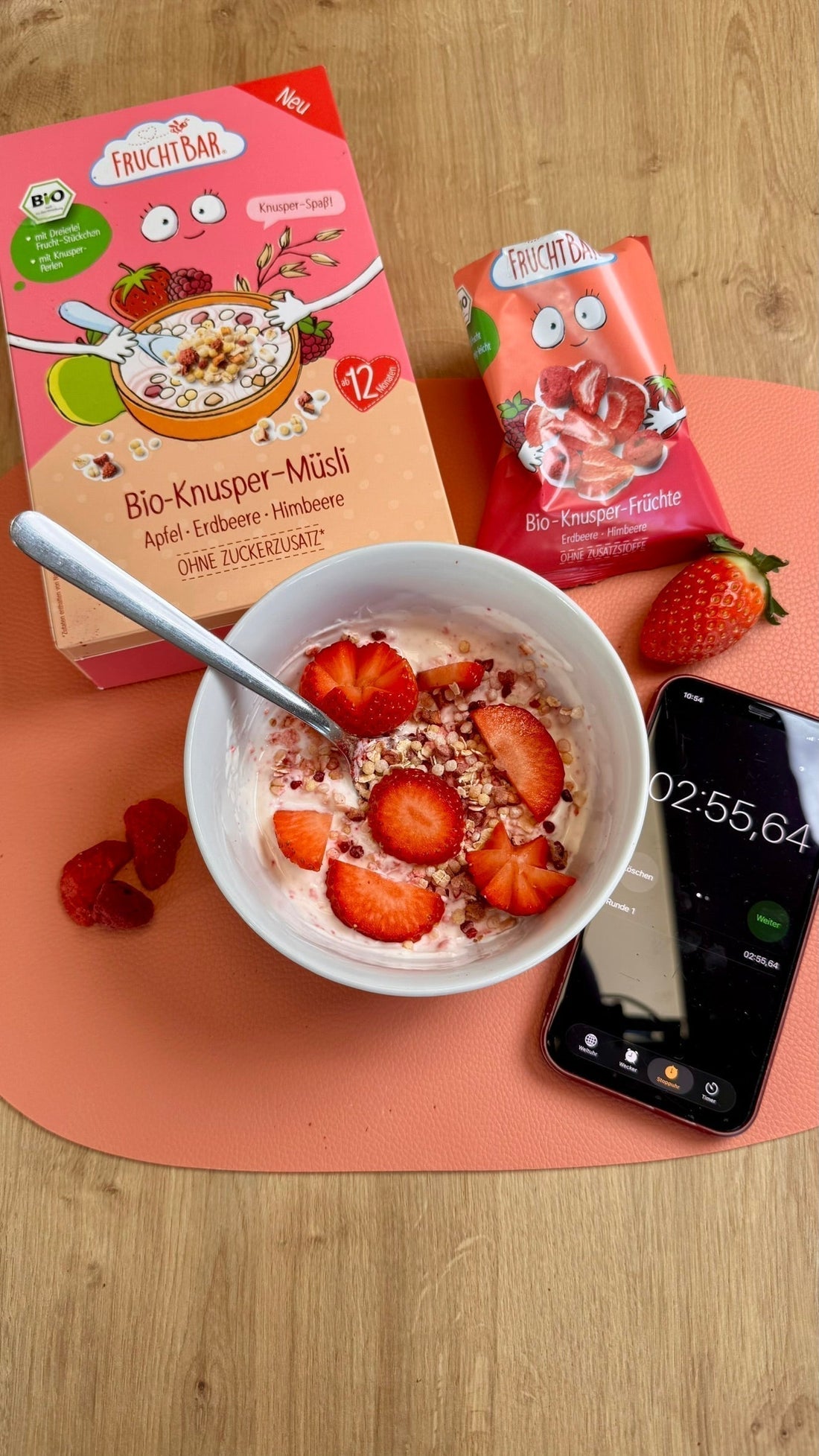 Joghurt in Pink