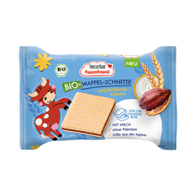Bio Waffel Schnitte Milchcreme Kakao-Fruchtbar Pausenfreund-Einzelstück-Vorderseite