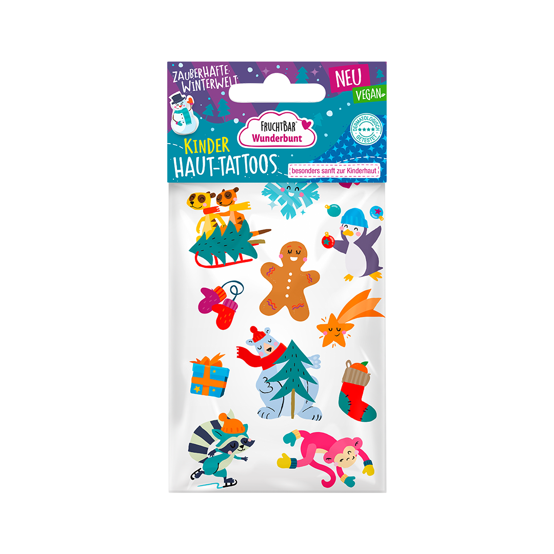 Kinderhauttattos Zauberhafte Winterwelt - Einzelstück - Vorderseite