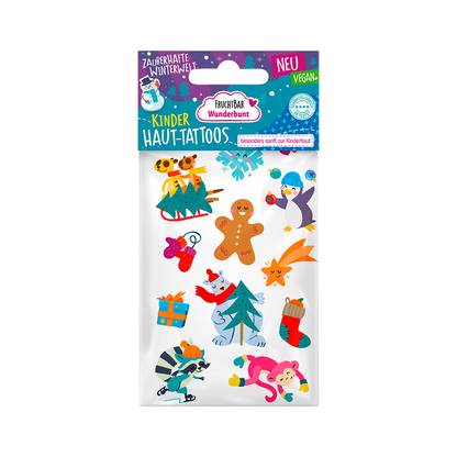 Kinderhauttattos Zauberhafte Winterwelt - Einzelstück - Vorderseite