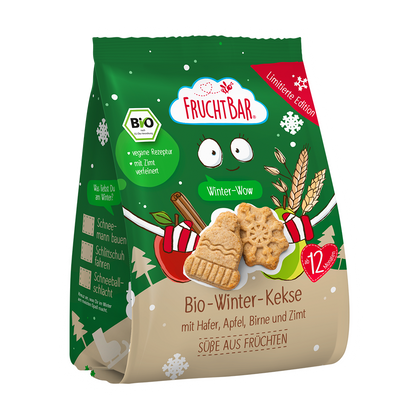 Bio-Winterstern-Kekse Vorderseite
