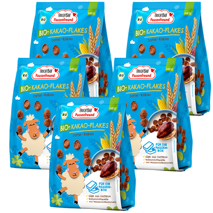 Bio-Kakao-Flakes--Fruchtbar Pausenfreund-Vorratspack-Vorderseite