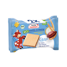 Bio Waffel Schnitte Milchcreme Kakao-Fruchtbar Pausenfreund-Einzelstück-Vorderseite