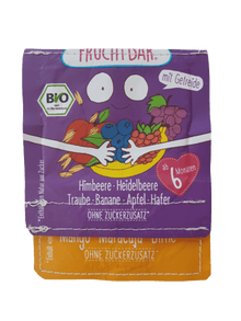 Upcycling Geldbörse - FruchtBar - Einzelstück - Vorderseite