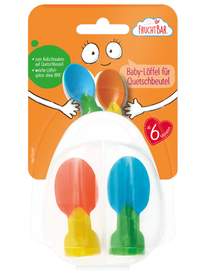Quetschie Babylöffel - FruchtBar - Einzelstück - Vorderseite