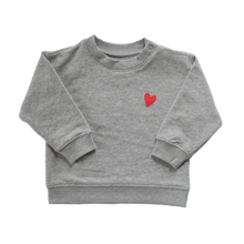 Grauer Sweater Kinder - FruchtBar - Einzelstück - Vorderseite