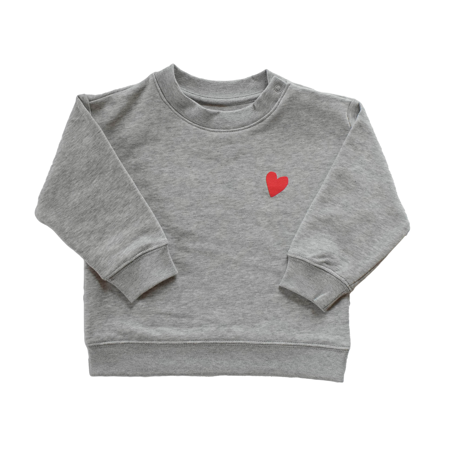 Grauer Sweater Kinder - FruchtBar - Einzelstück - Vorderseite