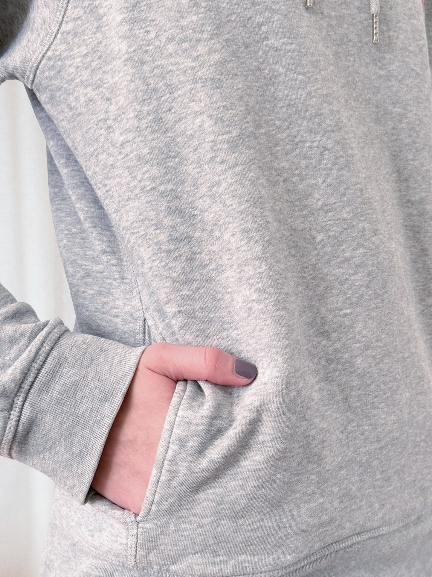 Grauer Hoodie Erwachsene (unisex)