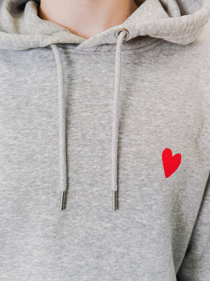 Grauer Hoodie Erwachsene (unisex)
