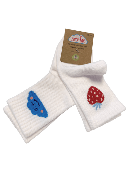 Baby Tennissocken - FruchtBar - 2er Set - Vorderseite