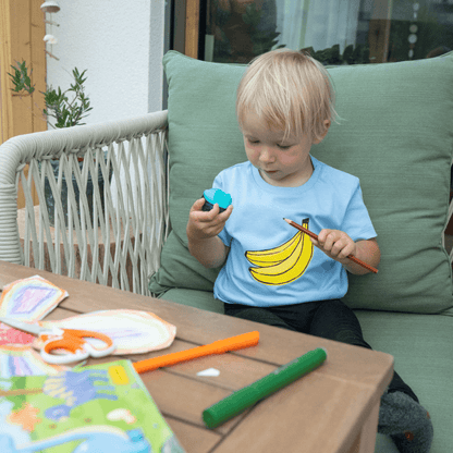 Blaues T-Shirt Kinder