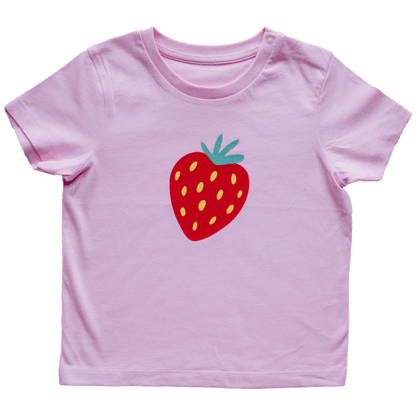 Pinkes T-Shirt Kinder - FruchtBar - Einzelstück - Vorderseite