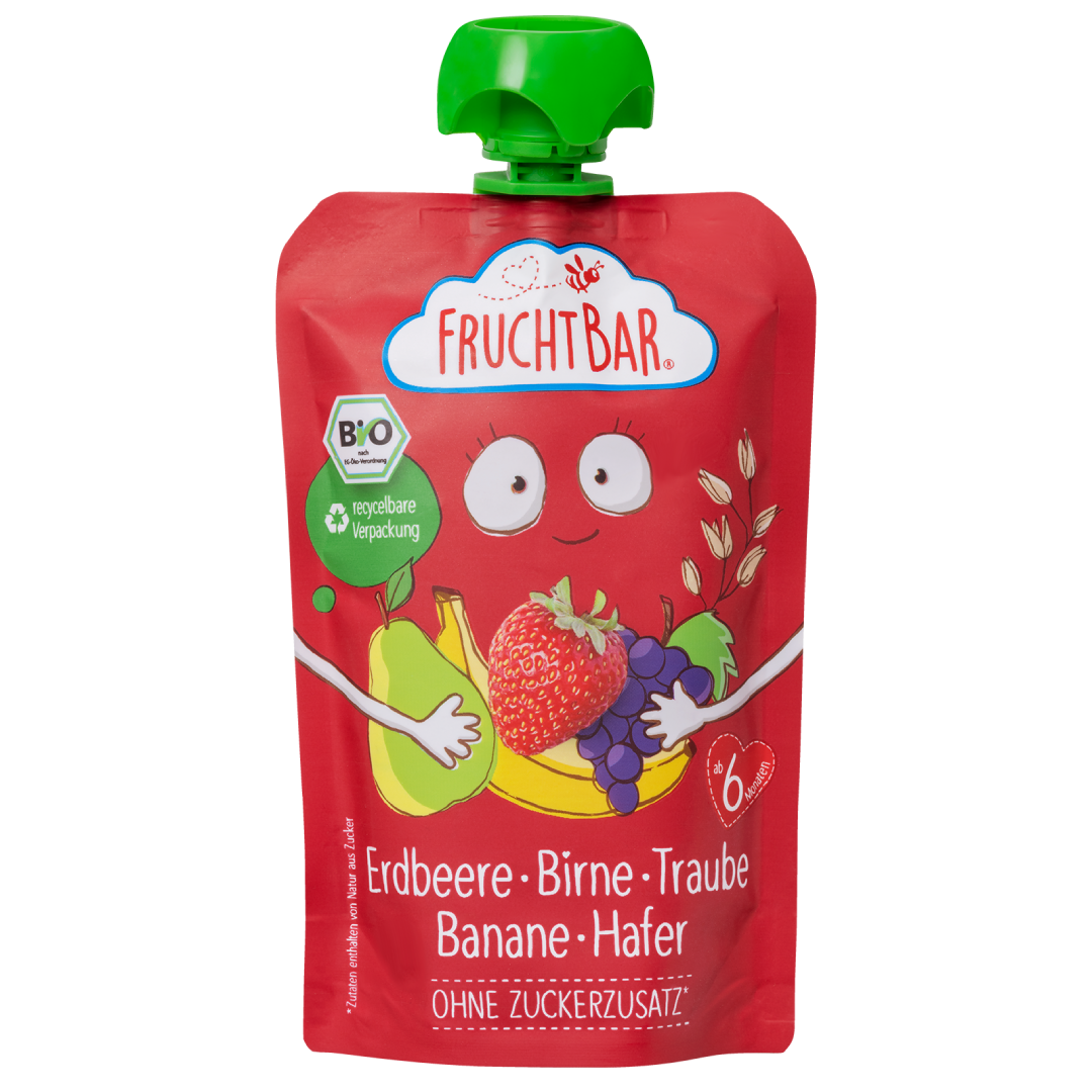 Erdbeer Paket- FruchtBar - Einzelstück - Vorderseite