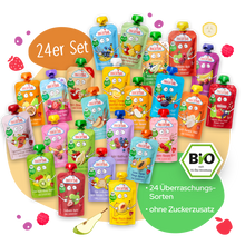 Quetschie Vorratsbox - FruchtBar - 24er Vorratspack - Vorderseite