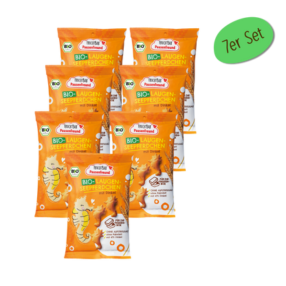 Bio Laugen Seepferdchen - FruchtBar - 7er Vorratspack - Vorderseite