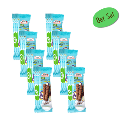 Bio Knusper Duo - FruchtBar Pausenfreund - 8er Vorratspack - Vorderseite