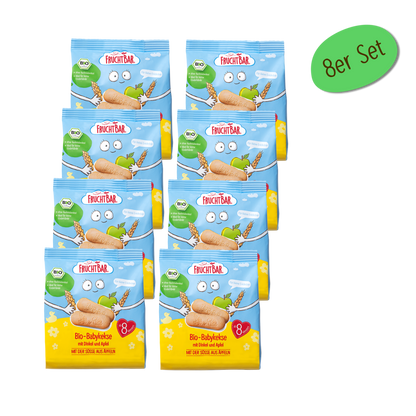 FruchtBar Babykekse - FruchtBar - 8er Vorratspack - Vorderseite