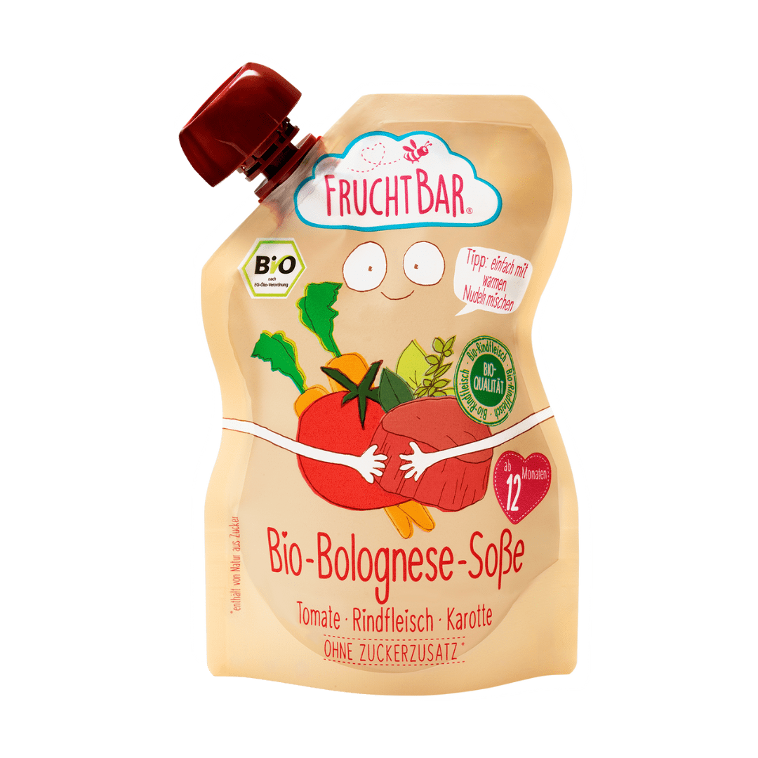 Bio Bolognese Soße  - FruchtBar - Einzelstück - Vorderseite