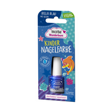 Kinder Nagelfarbe Bella Blau mit Glitzer - FruchtBar Pausenfreund - Einzelstück - Vorderseite
