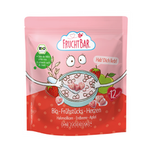 Bio Frühstücks Herzen \'Hab Dich lieb\' - FruchtBar - Einzelstück - Vorderseite