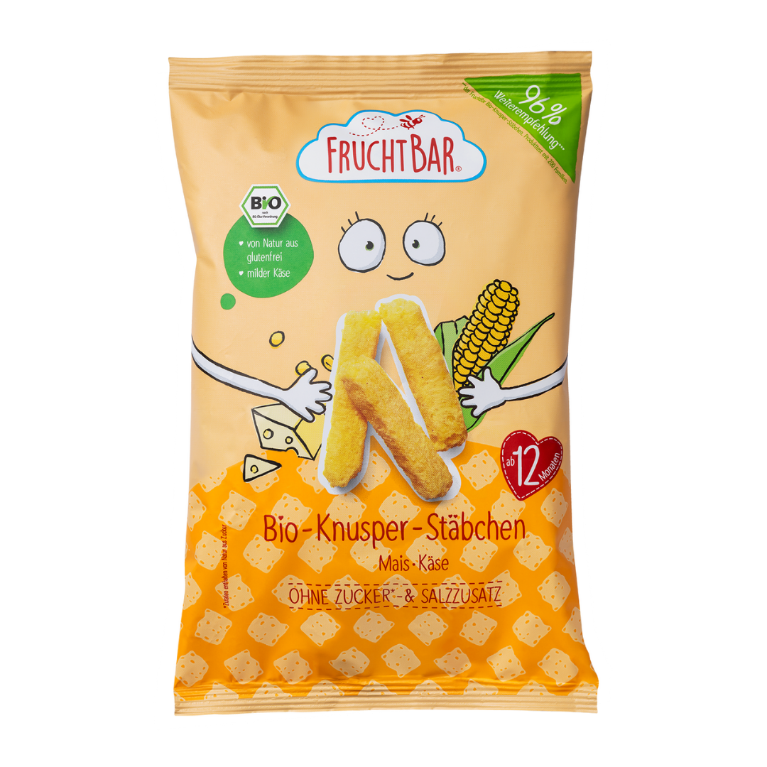 Bio Knusper Stäbchen - FruchtBar - Einzelstück - Vorderseite