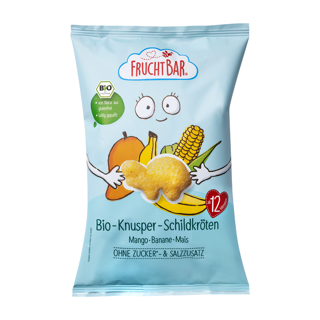 Bio Knusper Schildkröten - FruchtBar - Einzelstück - Vorderseite