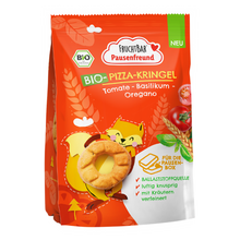 Bio Pizza Kringel - FruchtBar Pausenfreund - Einzelstück - Vorderseite