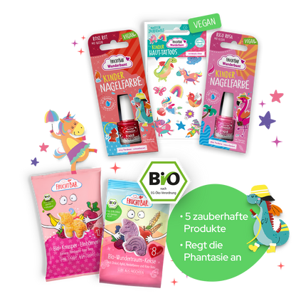 Zauberwelt Set - FruchtBar - 5er Vorratspack - Vorderseite