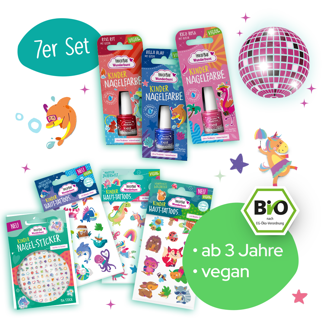 Wunderbunt Set Deluxe - FruchtBar Wunderbunt - 7er Vorratspack - Vorderseite