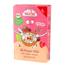 Bio Knusper Müsli - FruchtBar - Einzelstück - Vorderseite