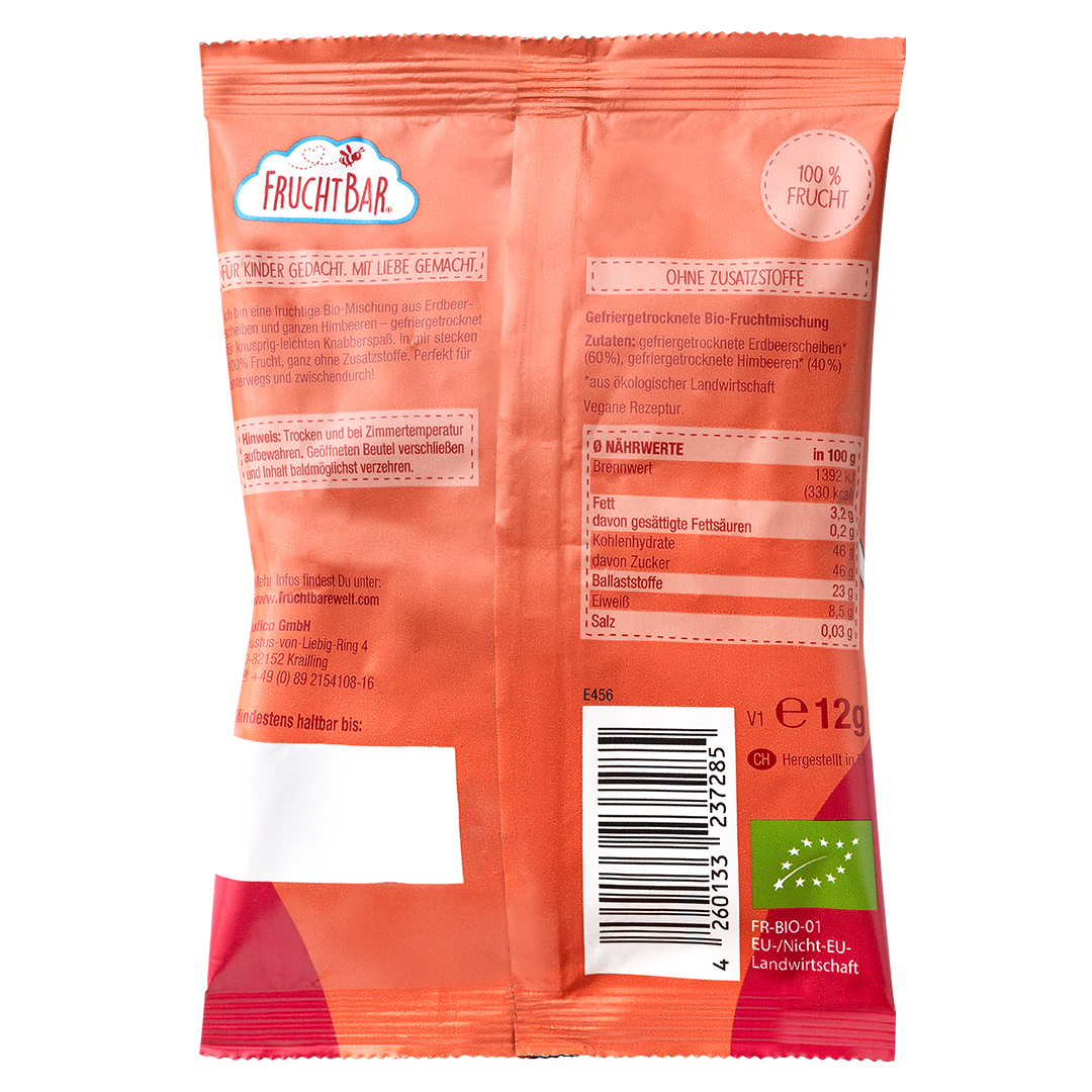 Bio Knusper Früchte Erdbeere, Himbeere