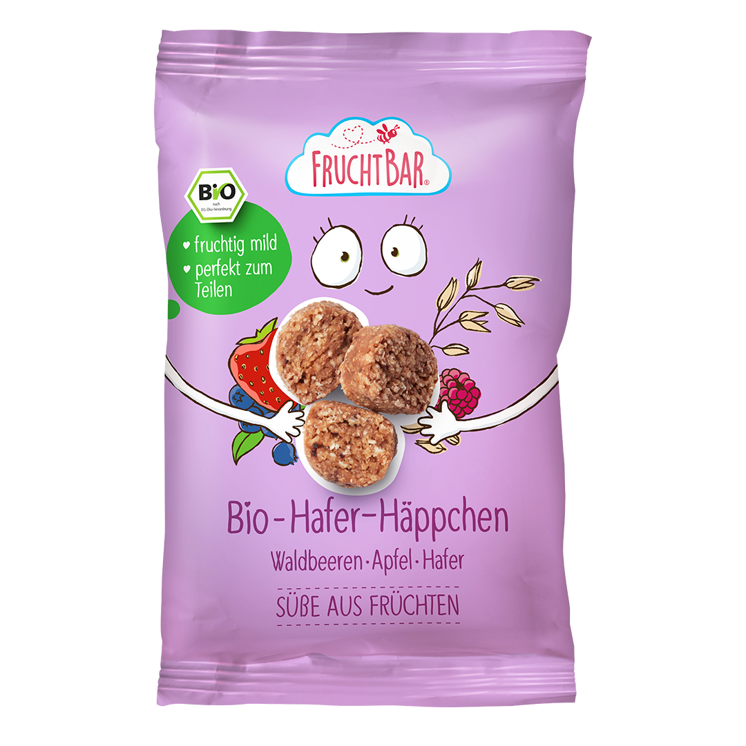 Bio Riegel Box - FruchtBar - Einzelstück - Vorderseite