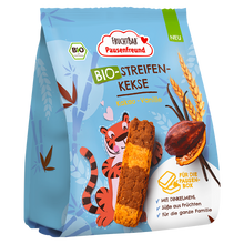Bio Streifen Kekse - FruchtBar Pausenfreund - Einzelstück - Vorderseite