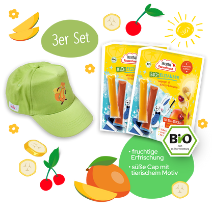 Sommerspaß Set- FruchtBar - 3er Vorratspack - Vorderseite