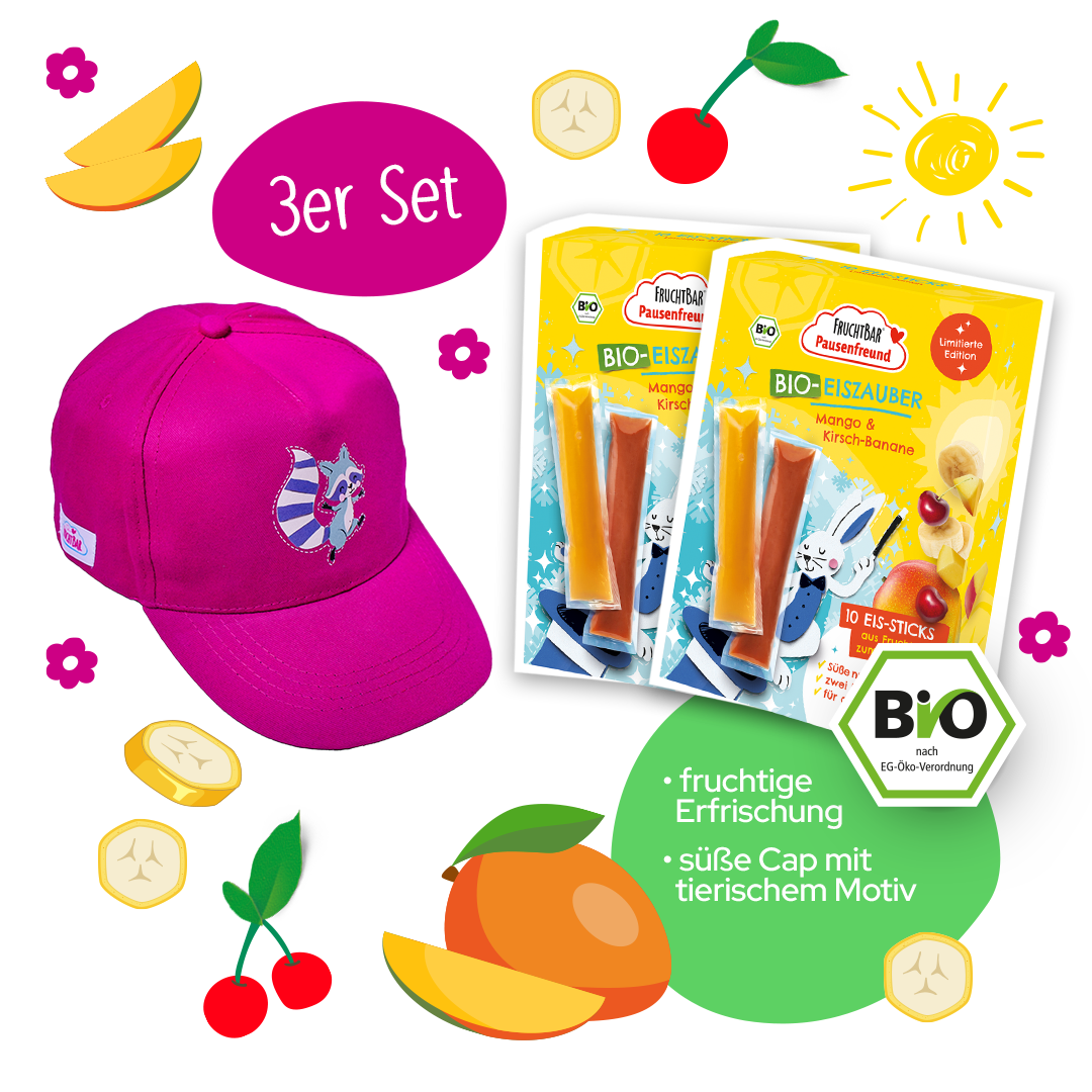 Sommerspaß Set- FruchtBar - 3er Vorratspack - Vorderseite