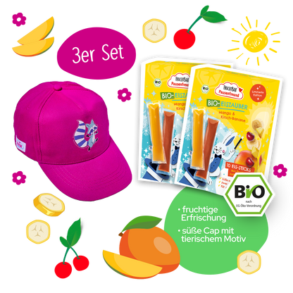 Sommerspaß Set- FruchtBar - 3er Vorratspack - Vorderseite