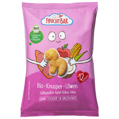 Bio Knusper Löwen - FruchtBar - Einzelstück - Vorderseite