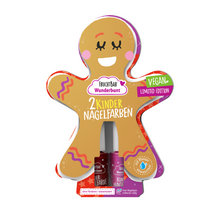 FruchtBar Wunderbunt Kinder-Nagelafarbe Set Lebkuchenfigur