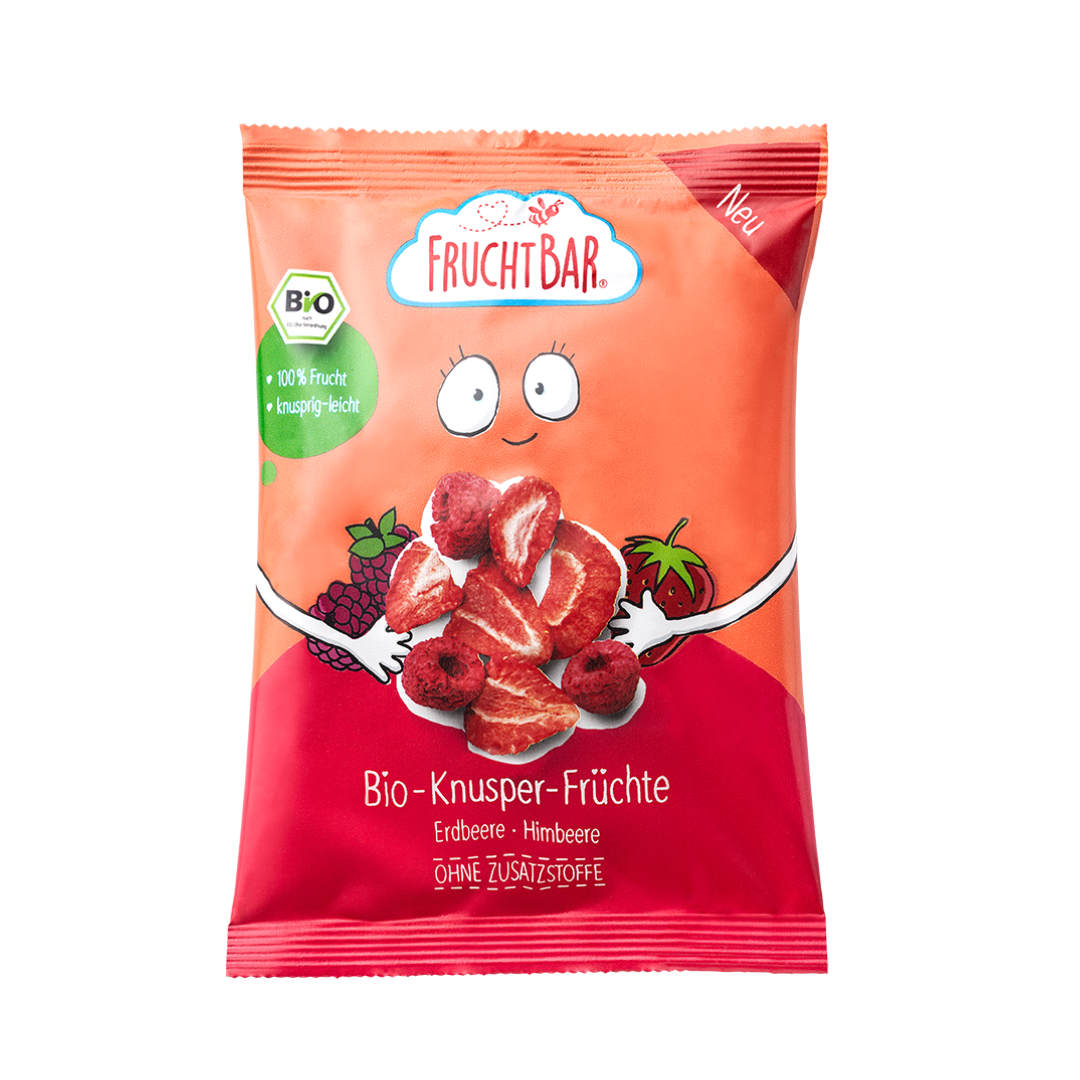 Bio Knusper Früchte Erdbeere, Himbeere