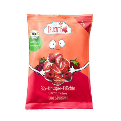 Bio Knusper Früchte Erdbeere, Himbeere