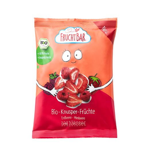 Bio Knusper Früchte Erdbeere, Himbeere
