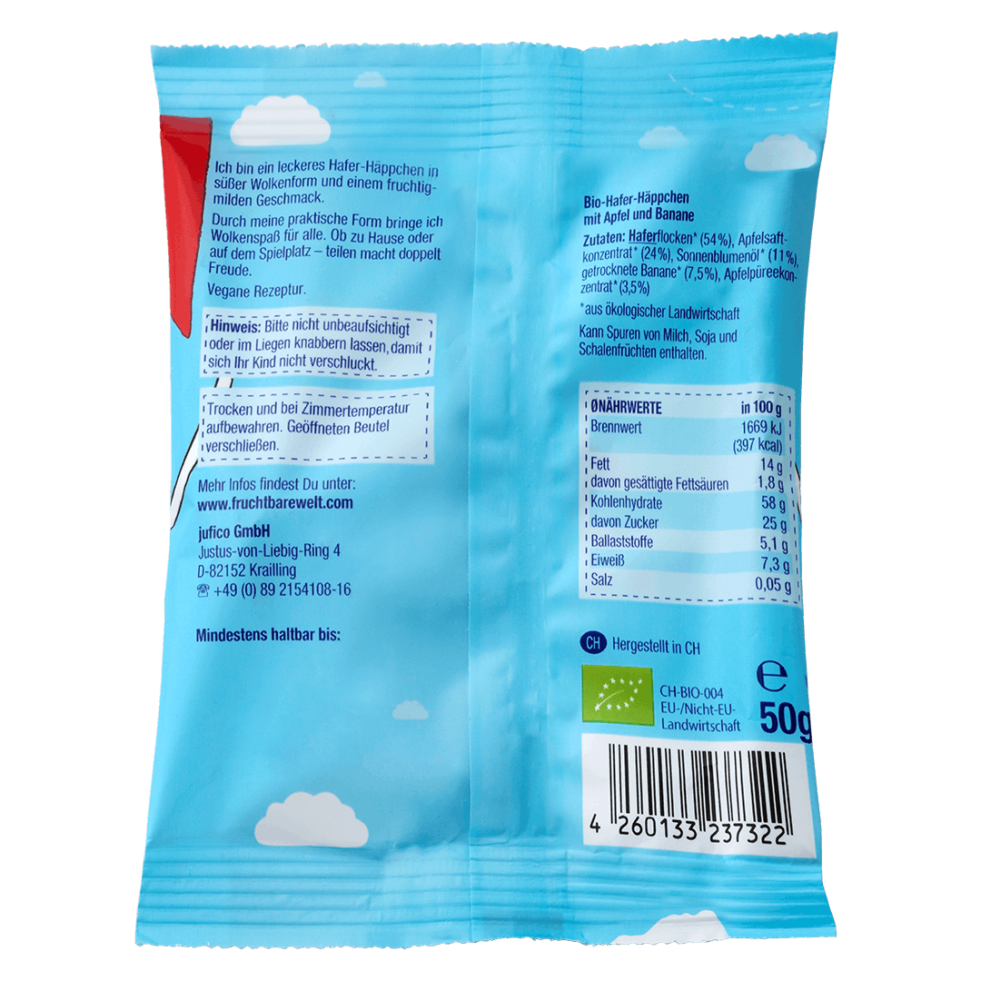 Bio Hafer Wolken - Rückseite