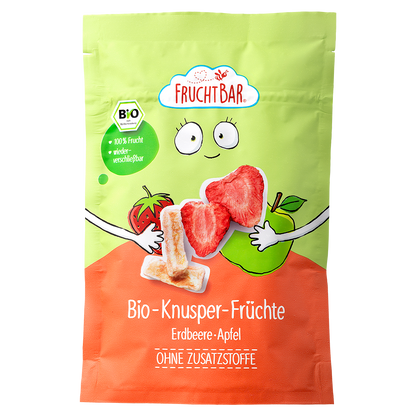 Bio Knusper Früchte Erdbeere, Apfel