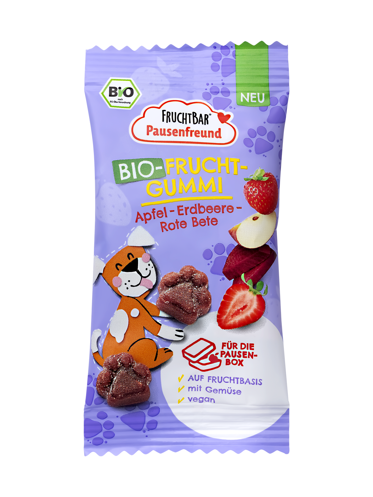 Bio Fruchtgummi - Vorderseite