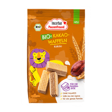 Bio Kakao Waffeln-Fruchtbar Pausenfreund-Einzelstück-Vorderseite