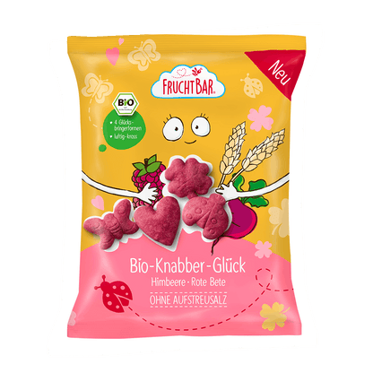 Bio Knabber Glück-FruchBar-Einzelstück-Vorderseite
